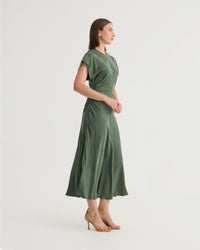 Fleur Cupro Dress WOMENS DRESSES