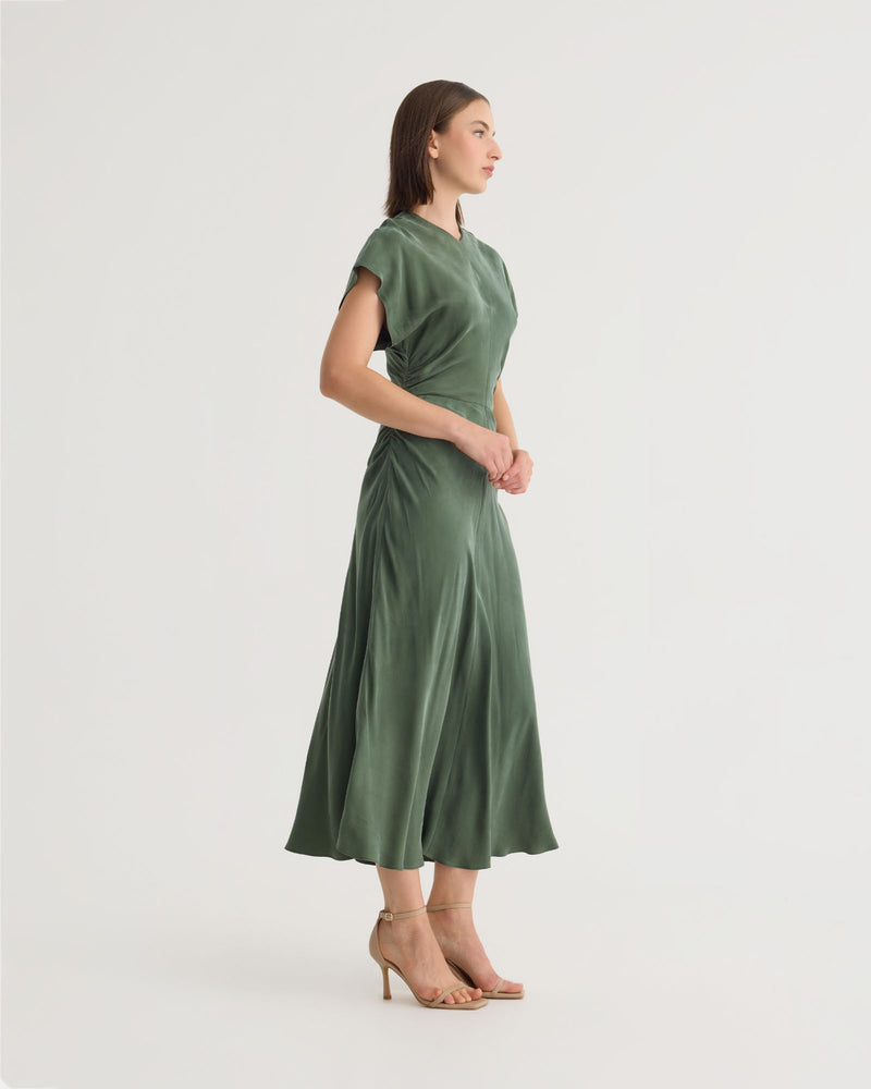 Fleur Cupro Dress WOMENS DRESSES