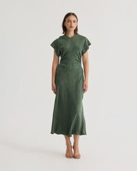 Fleur Cupro Dress WOMENS DRESSES