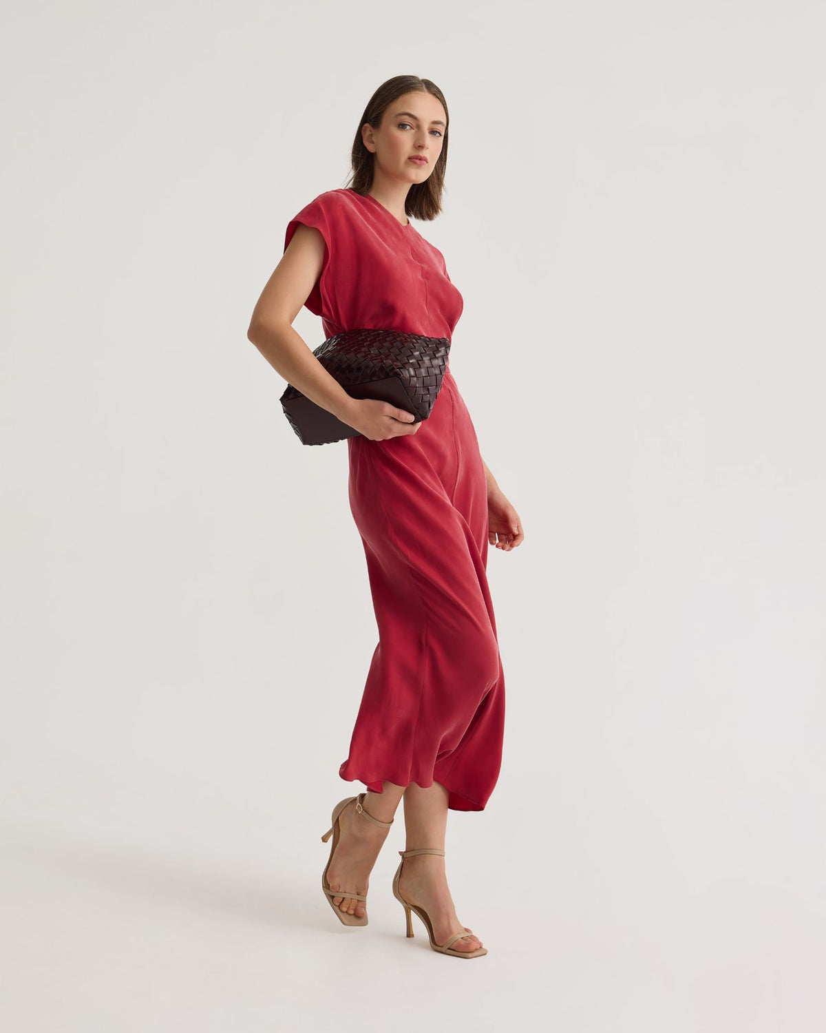 Fleur Cupro Dress WOMENS DRESSES