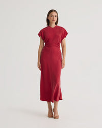 Fleur Cupro Dress WOMENS DRESSES