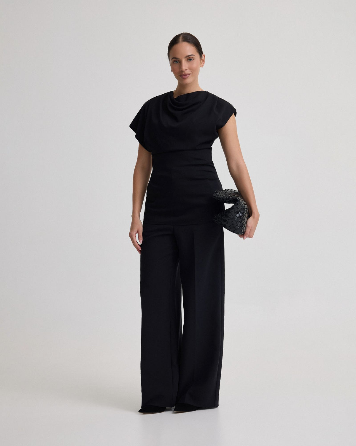 LILY STRETCH STRUCTURED TOP WOMENS TOPS