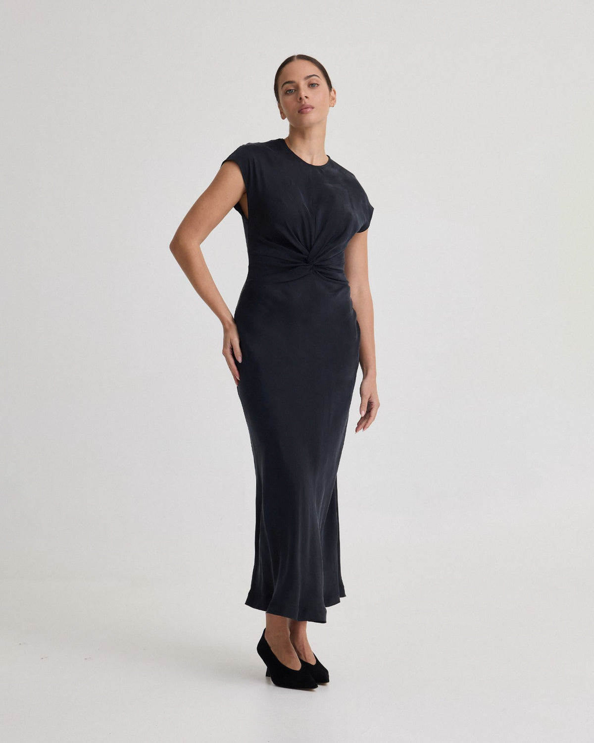 Charlotte Cupro Dress WOMENS DRESSES