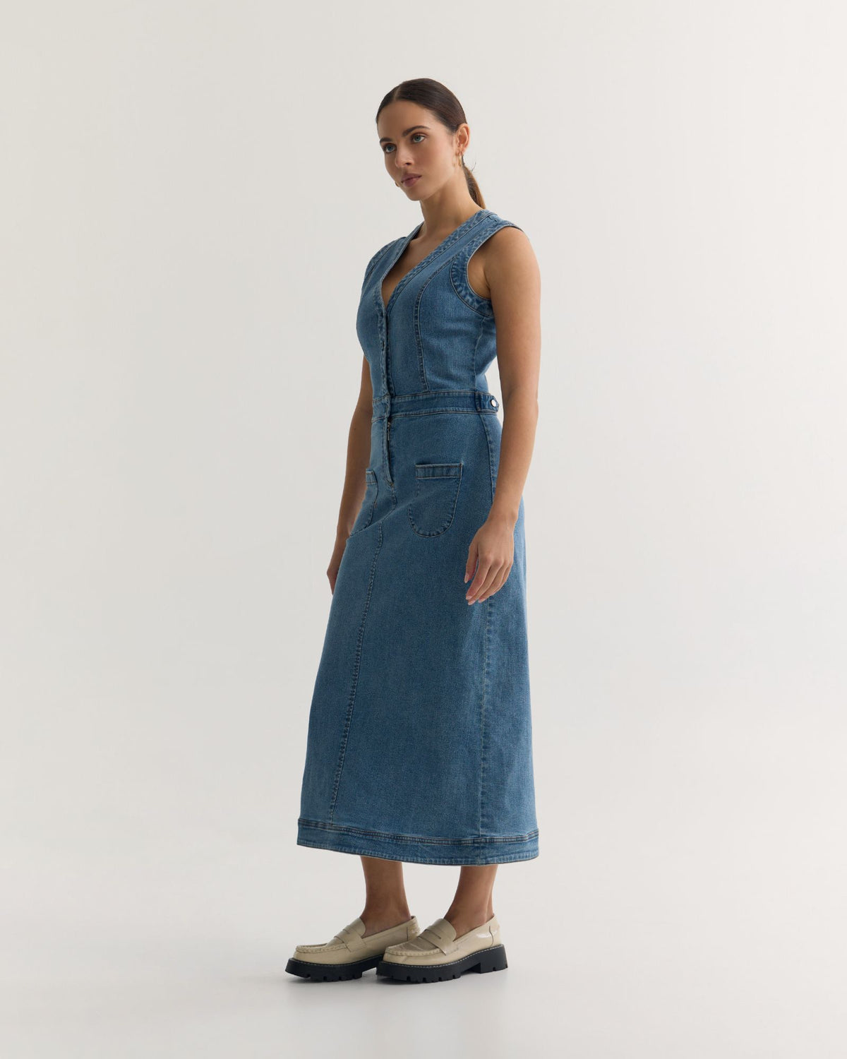 Ayana Denim Dress WOMENS DRESSES