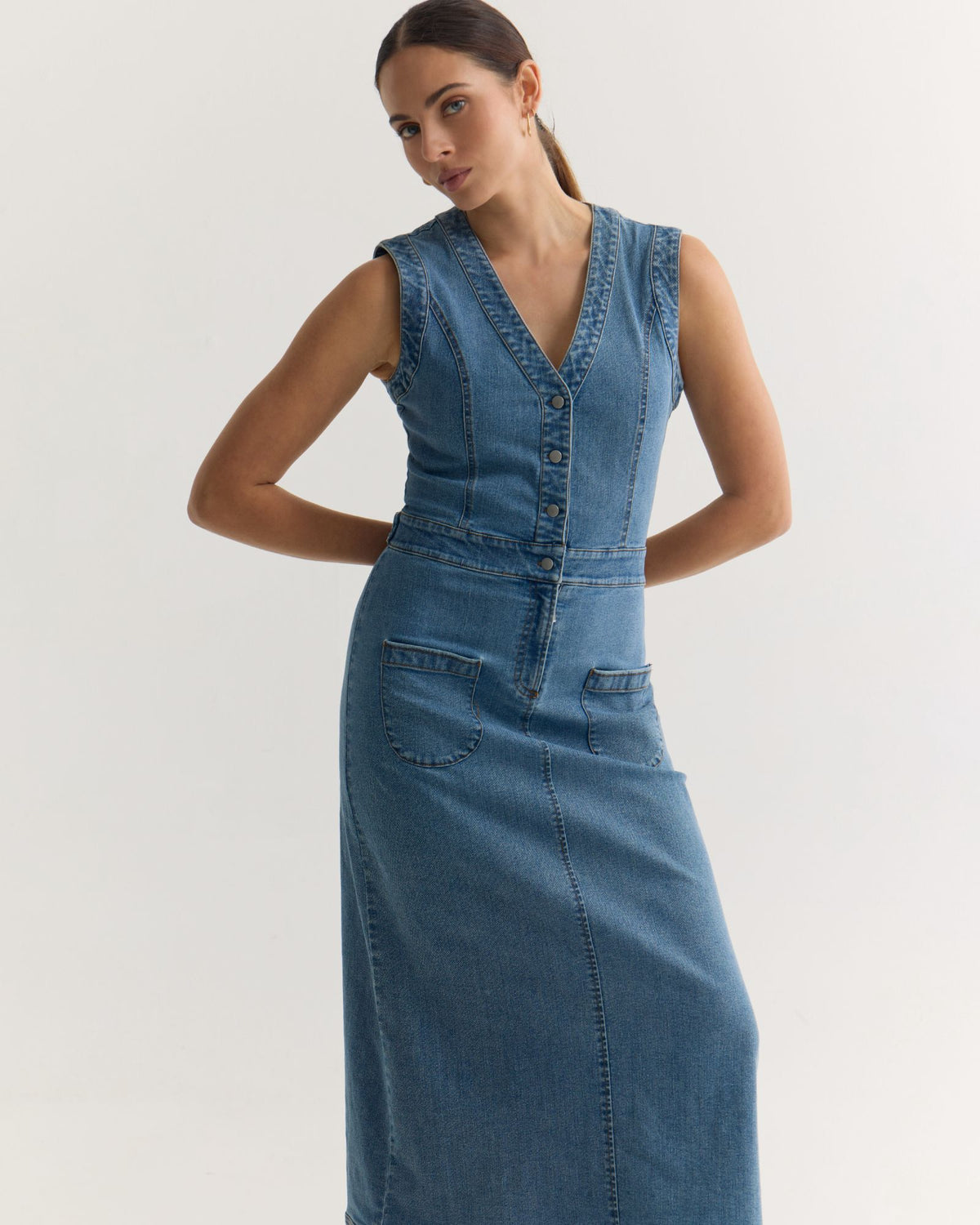 Ayana Denim Dress WOMENS DRESSES