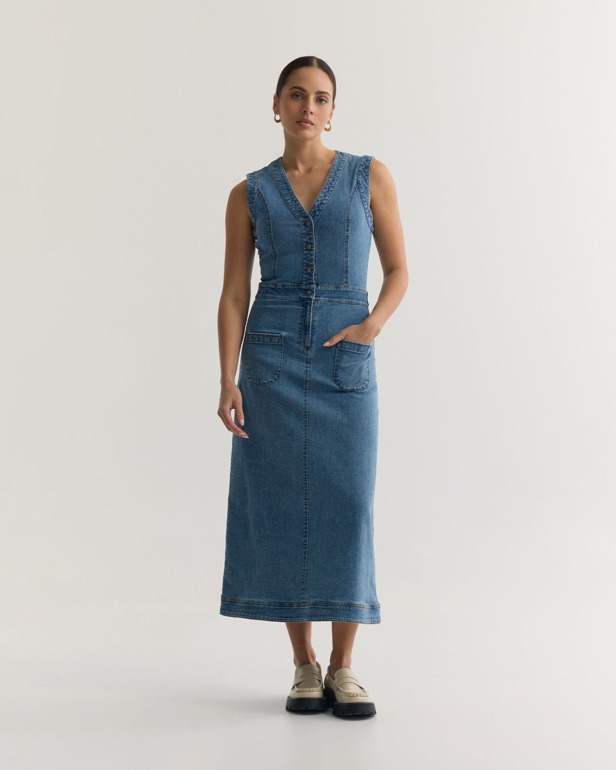 Ayana Denim Dress WOMENS DRESSES