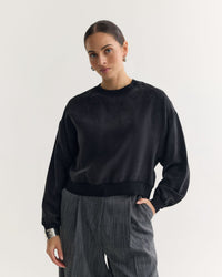 Lola Rib Collar Cupro Top WOMENS TOPS