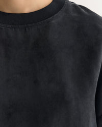 Lola Rib Collar Cupro Top WOMENS TOPS