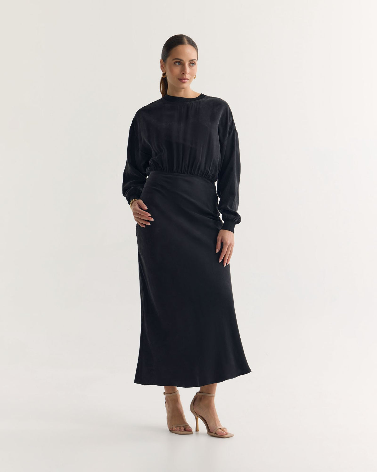 Georgina Cupro Dress WOMENS DRESSES