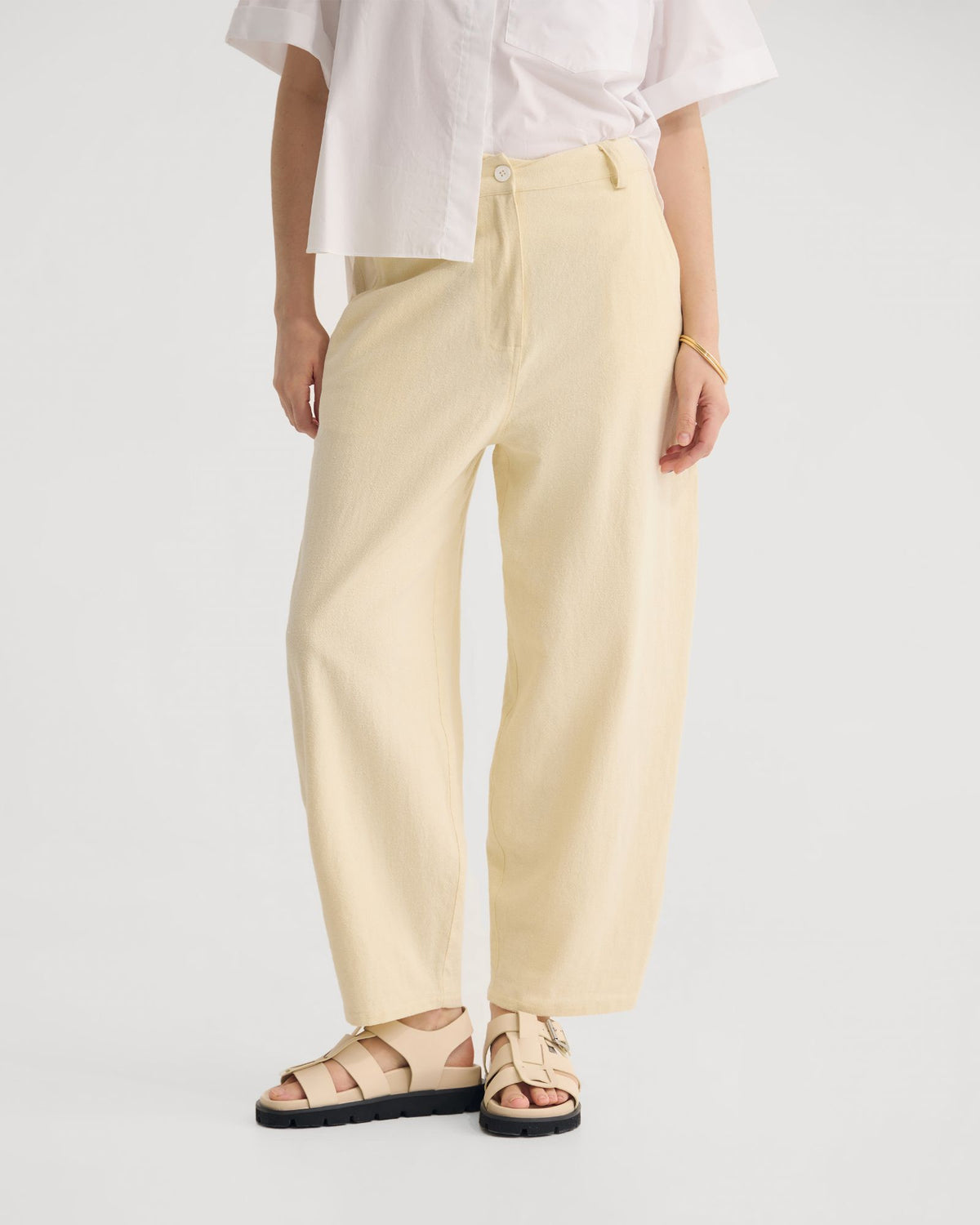 ETTA BARREL LEG PANT WOMENS PANTS
