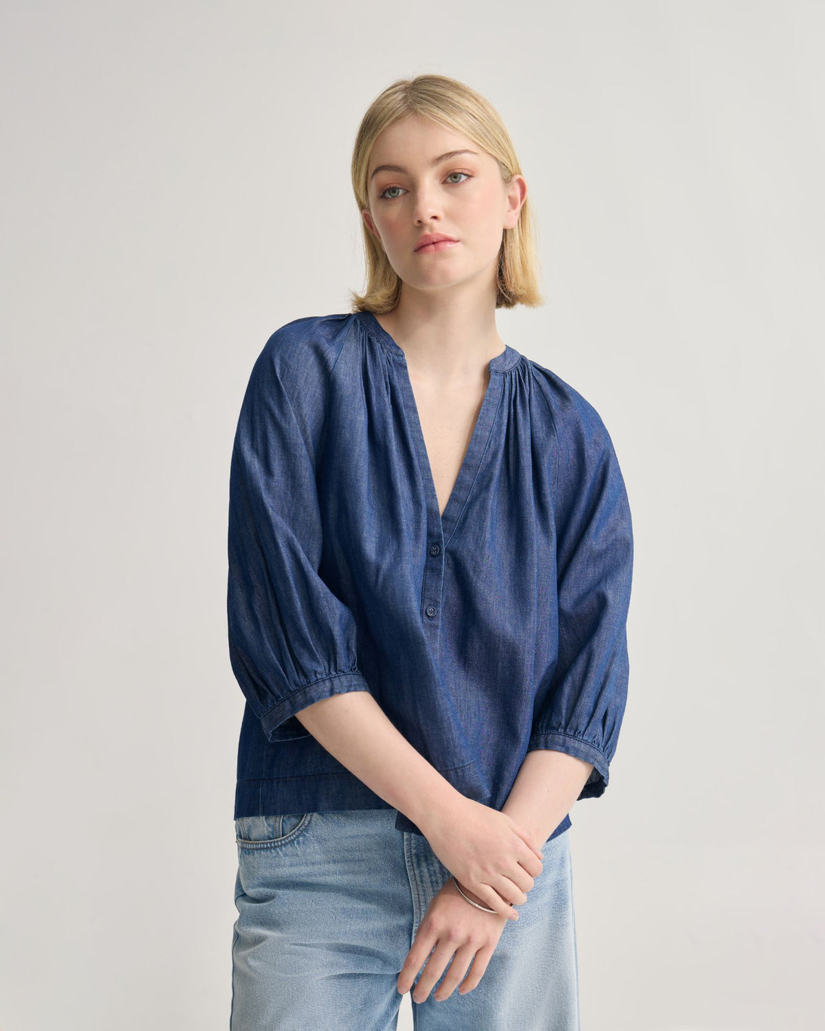 Freya Button Up Top WOMENS TOPS