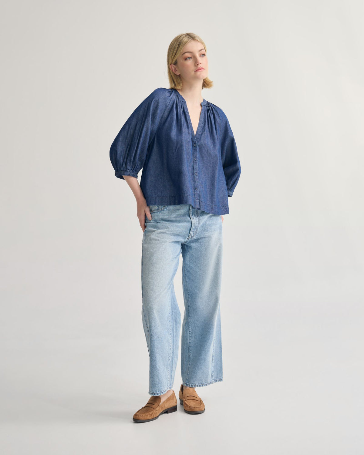 Freya Button Up Top WOMENS TOPS