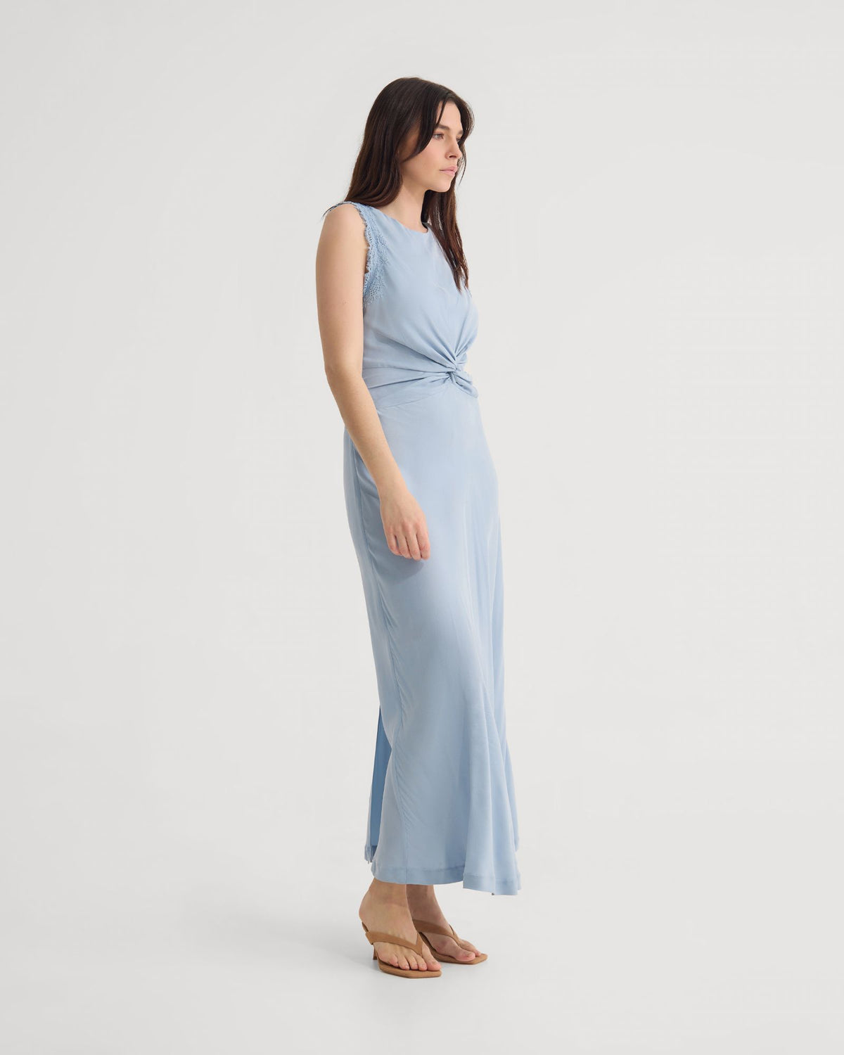 Camilla Cupro Lace Trim Dress WOMENS DRESSES