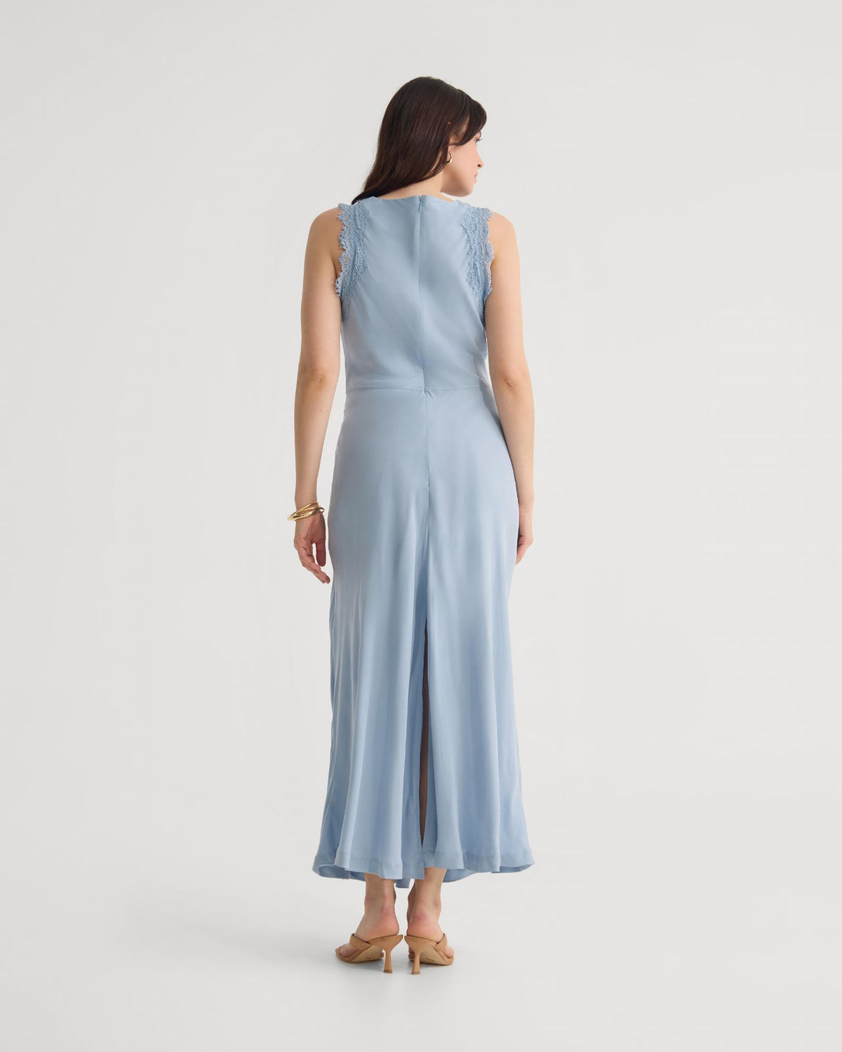 Camilla Cupro Lace Trim Dress WOMENS DRESSES