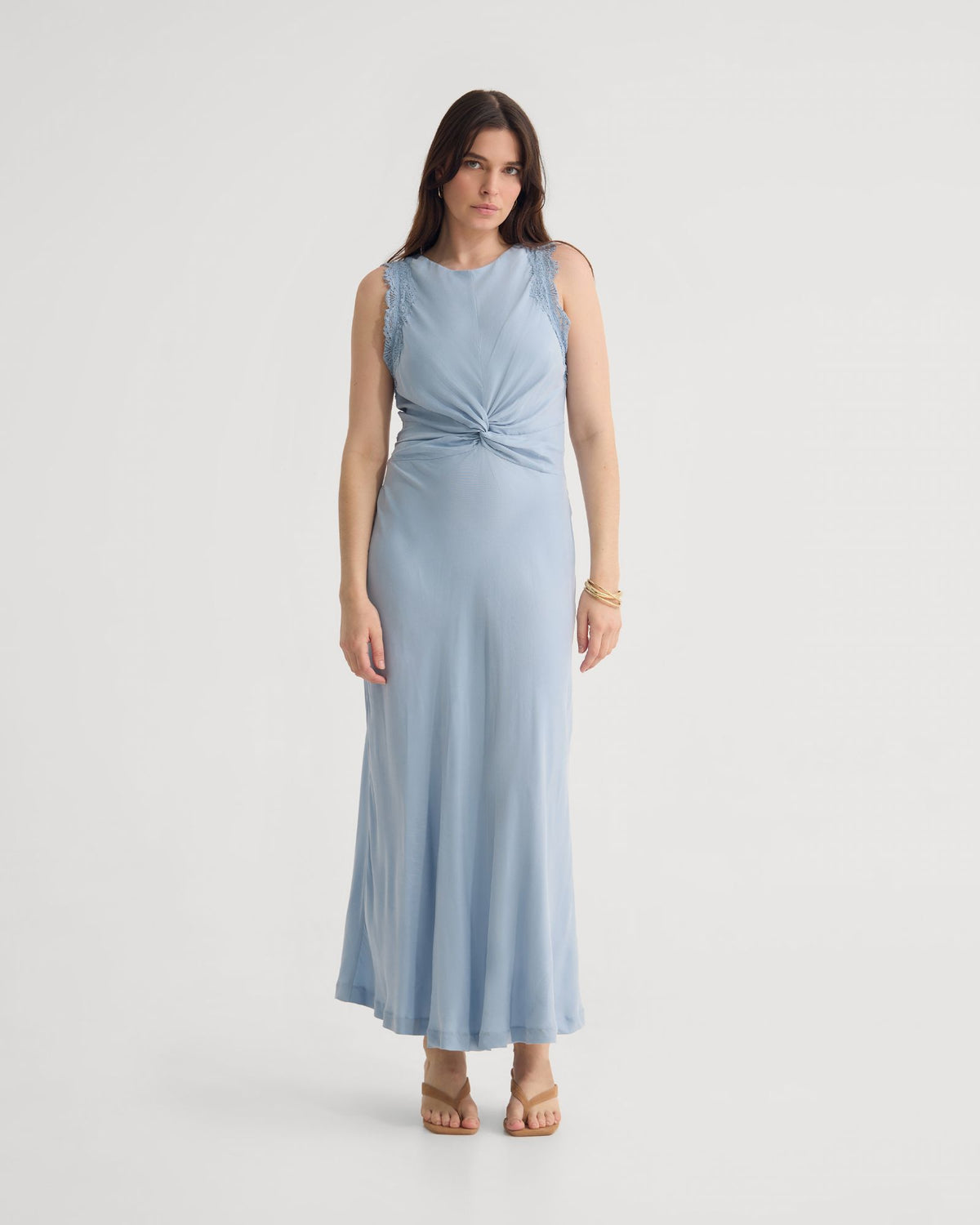 Camilla Cupro Lace Trim Dress WOMENS DRESSES