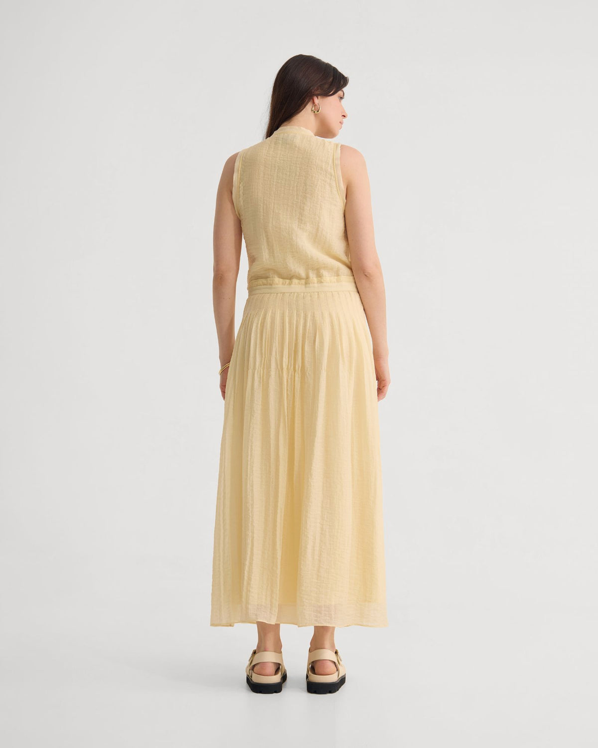 Alina Pleated Skirt Dress WOMENS DRESSES