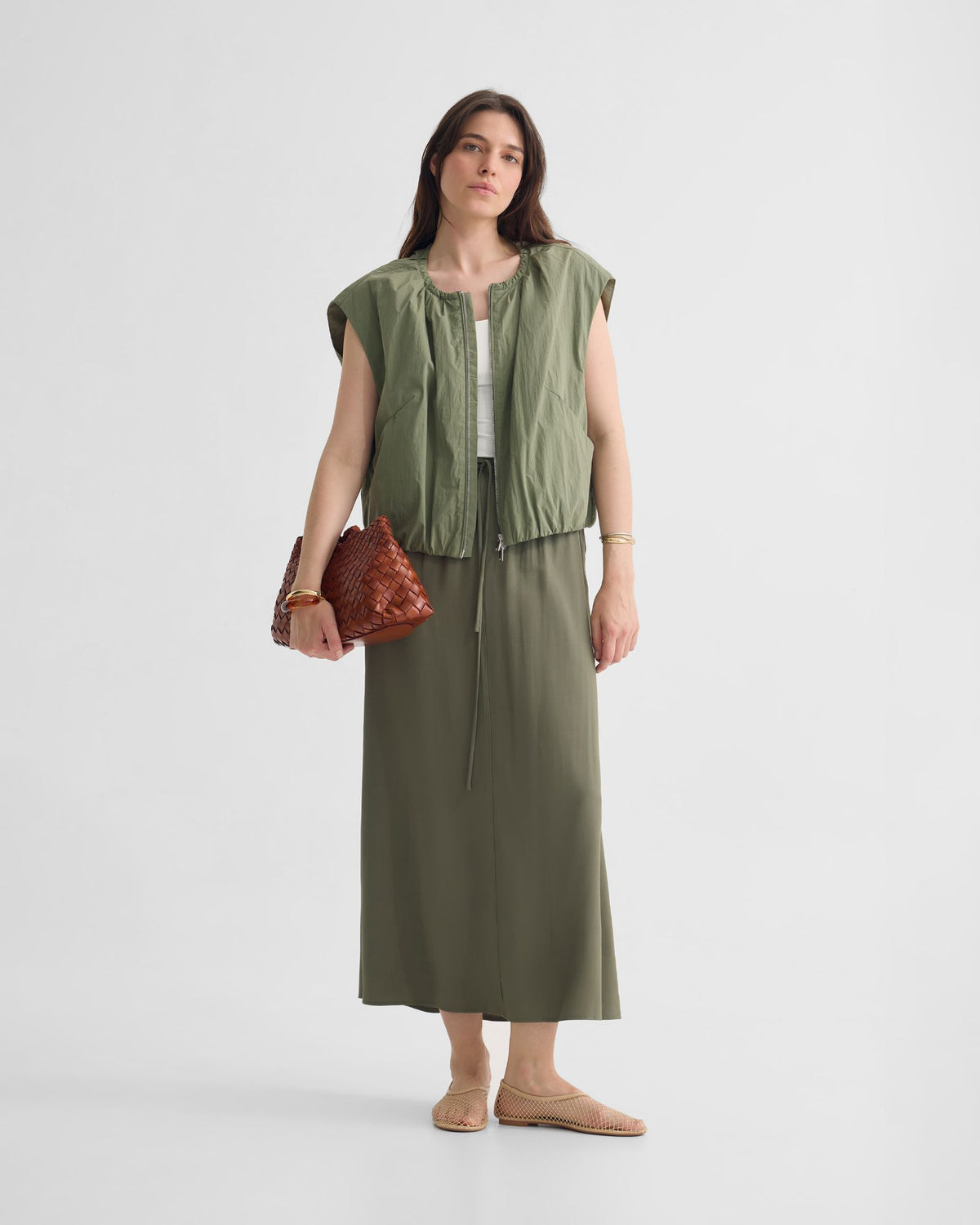 Katie Sleevless Bomber Jacket WOMENS SUITS JKTS COATS