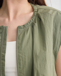 Katie Sleevless Bomber Jacket WOMENS SUITS JKTS COATS