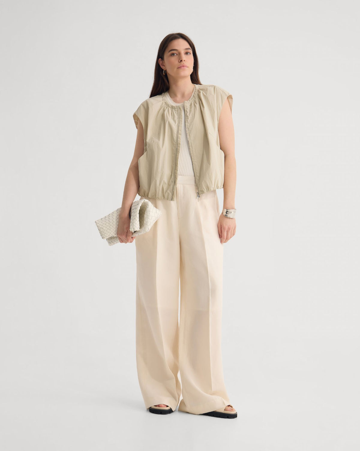 Katie Sleevless Bomber Jacket WOMENS SUITS JKTS COATS