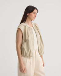 Katie Sleevless Bomber Jacket WOMENS SUITS JKTS COATS