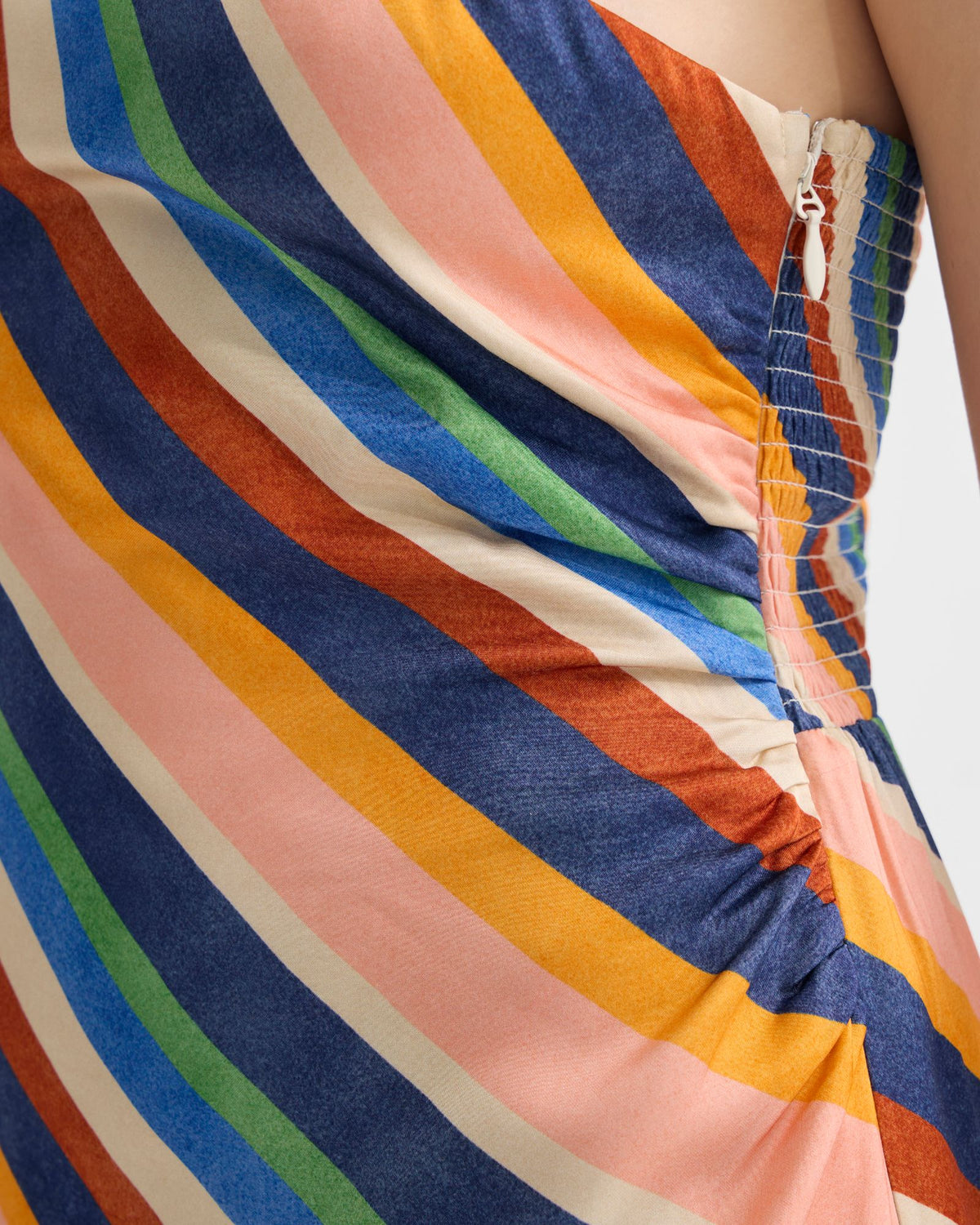 Capri Striped One Shoulder Dress WOMENS DRESSES