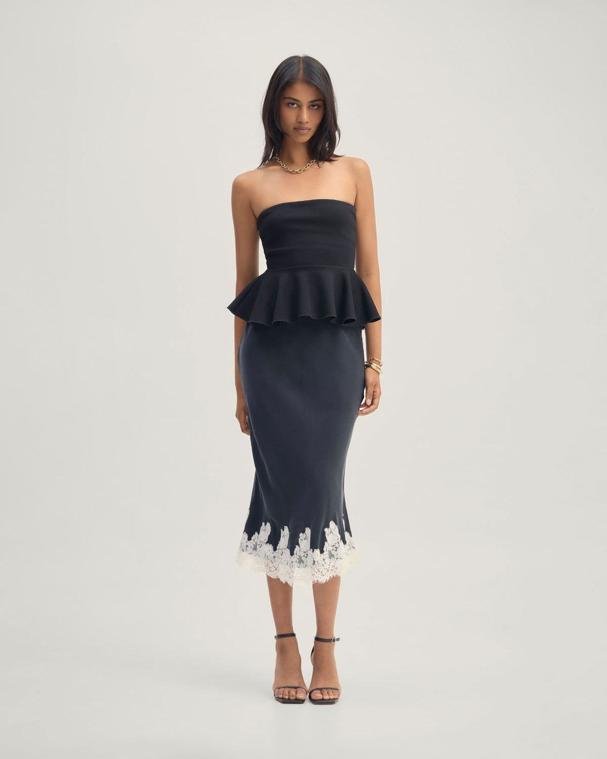 Frieda Lace Trim Skirt