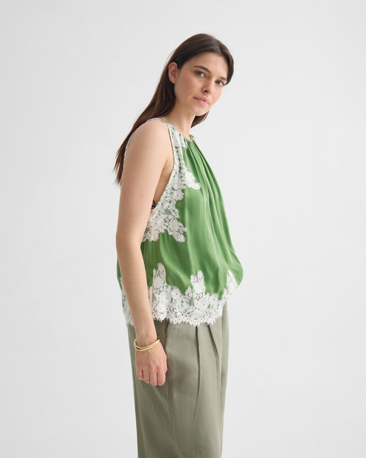 Phoebe Lace Trim Top WOMENS TOPS