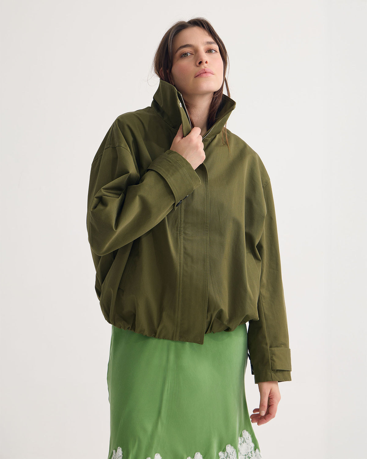 Stevie Cotton Bomber Jacket WOMENS SUITS JKTS COATS