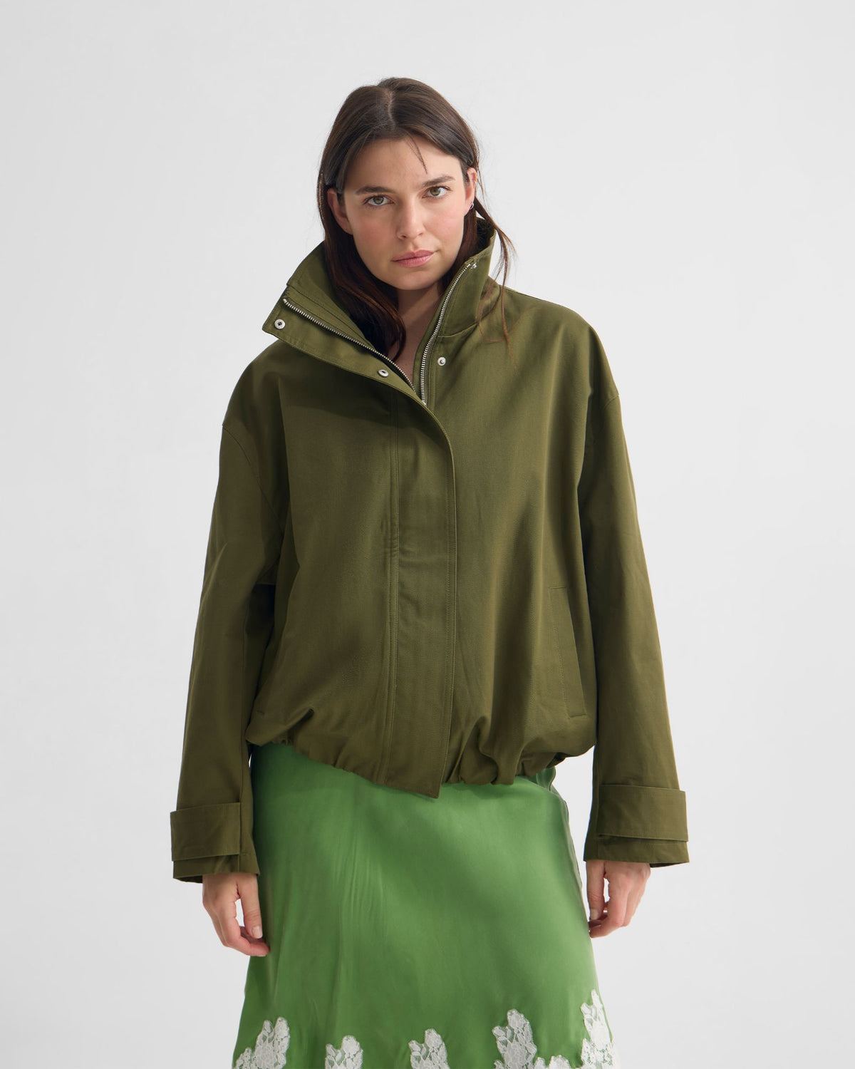 Stevie Cotton Bomber Jacket WOMENS SUITS JKTS COATS