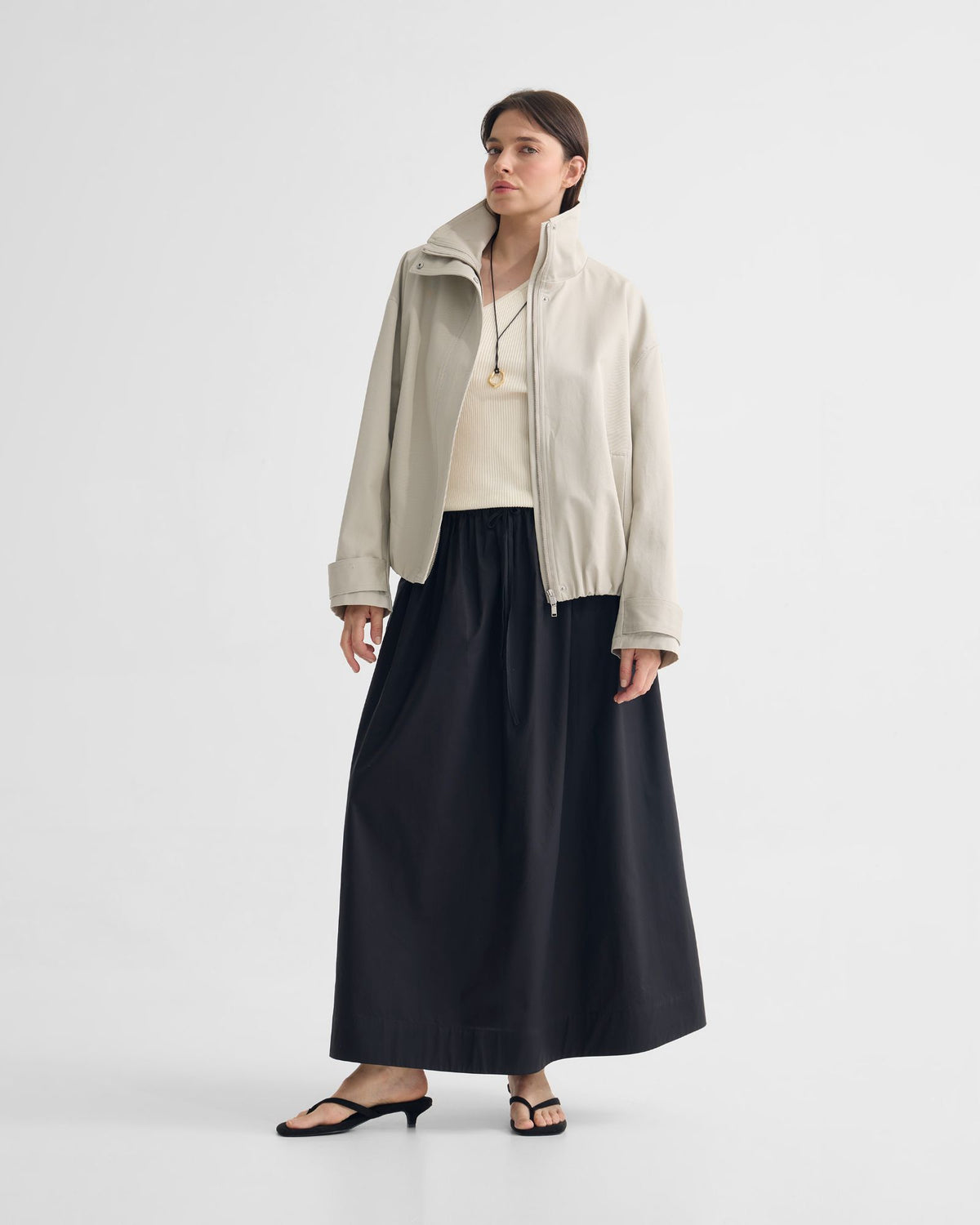 Stevie Cotton Bomber Jacket WOMENS SUITS JKTS COATS