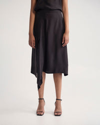 Ronja Cupro Draped Skirt WOMENS SKIRTS