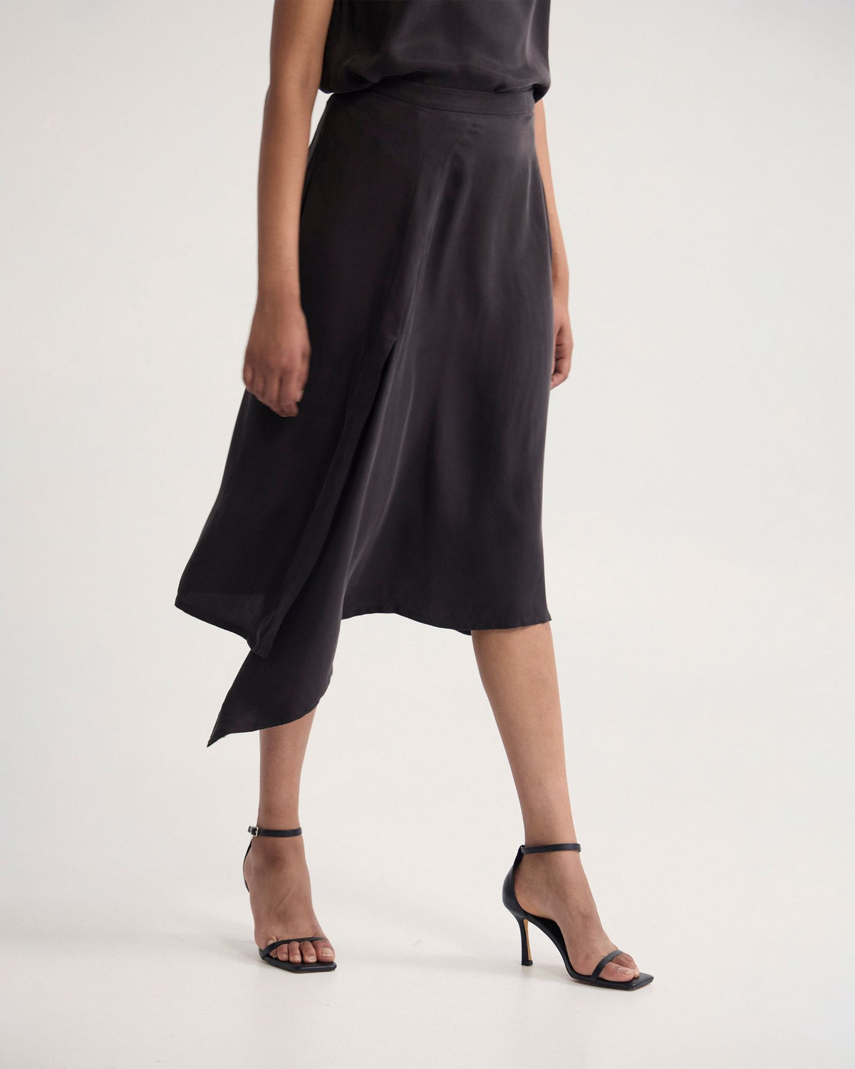 Ronja Cupro Draped Skirt WOMENS SKIRTS