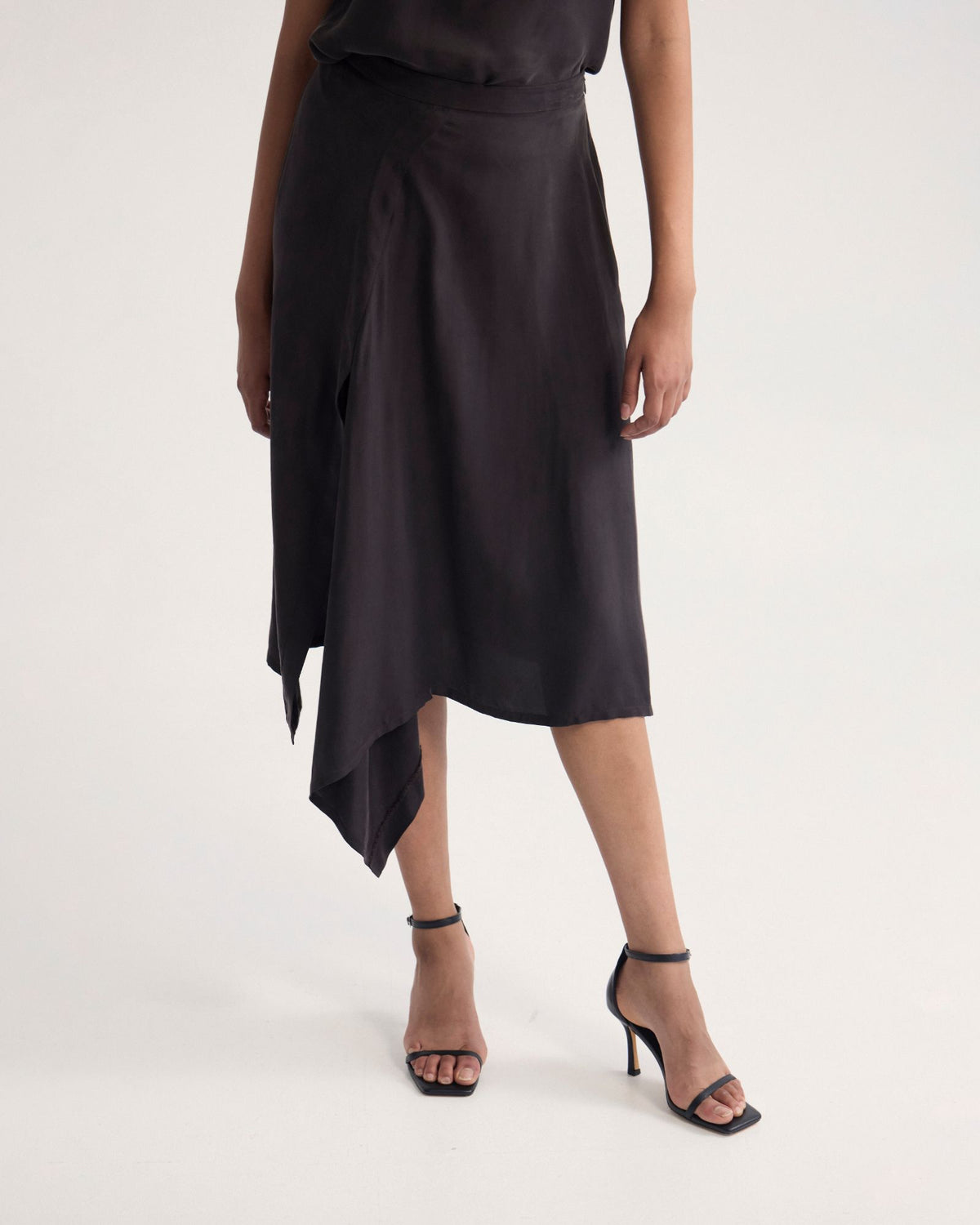 Ronja Cupro Draped Skirt WOMENS SKIRTS