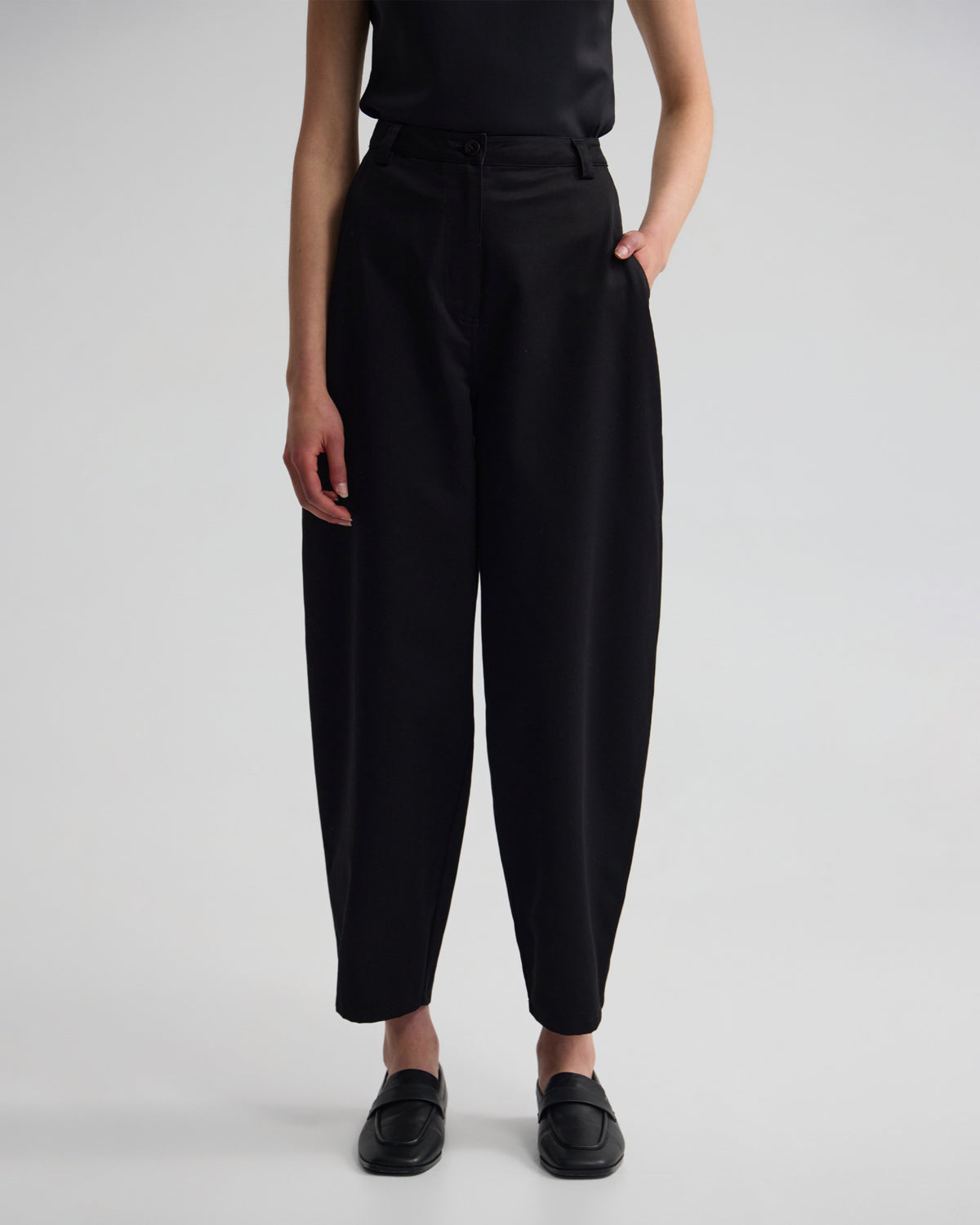 Etta Barrel Leg Cotton Pant WOMENS PANTS