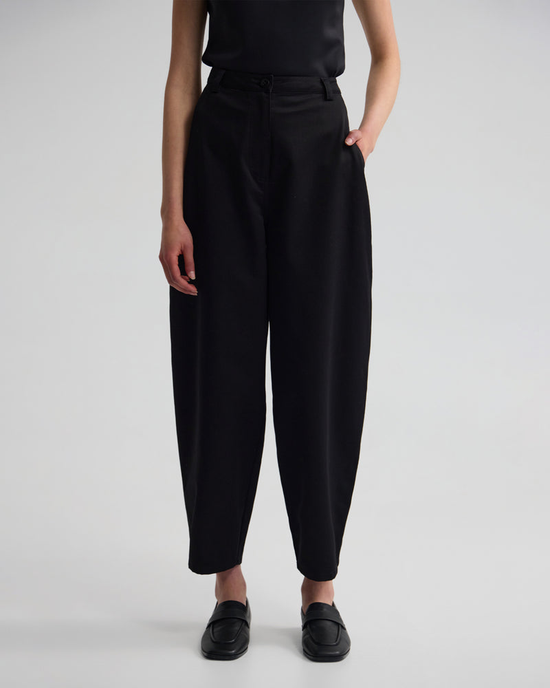 Etta Barrel Leg Cotton Pant WOMENS PANTS