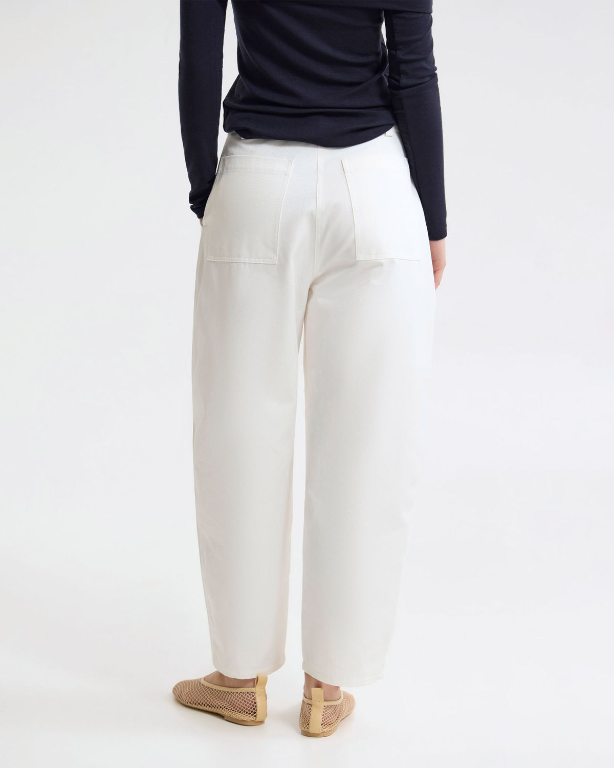 Etta Barrel Leg Cotton Pant WOMENS PANTS