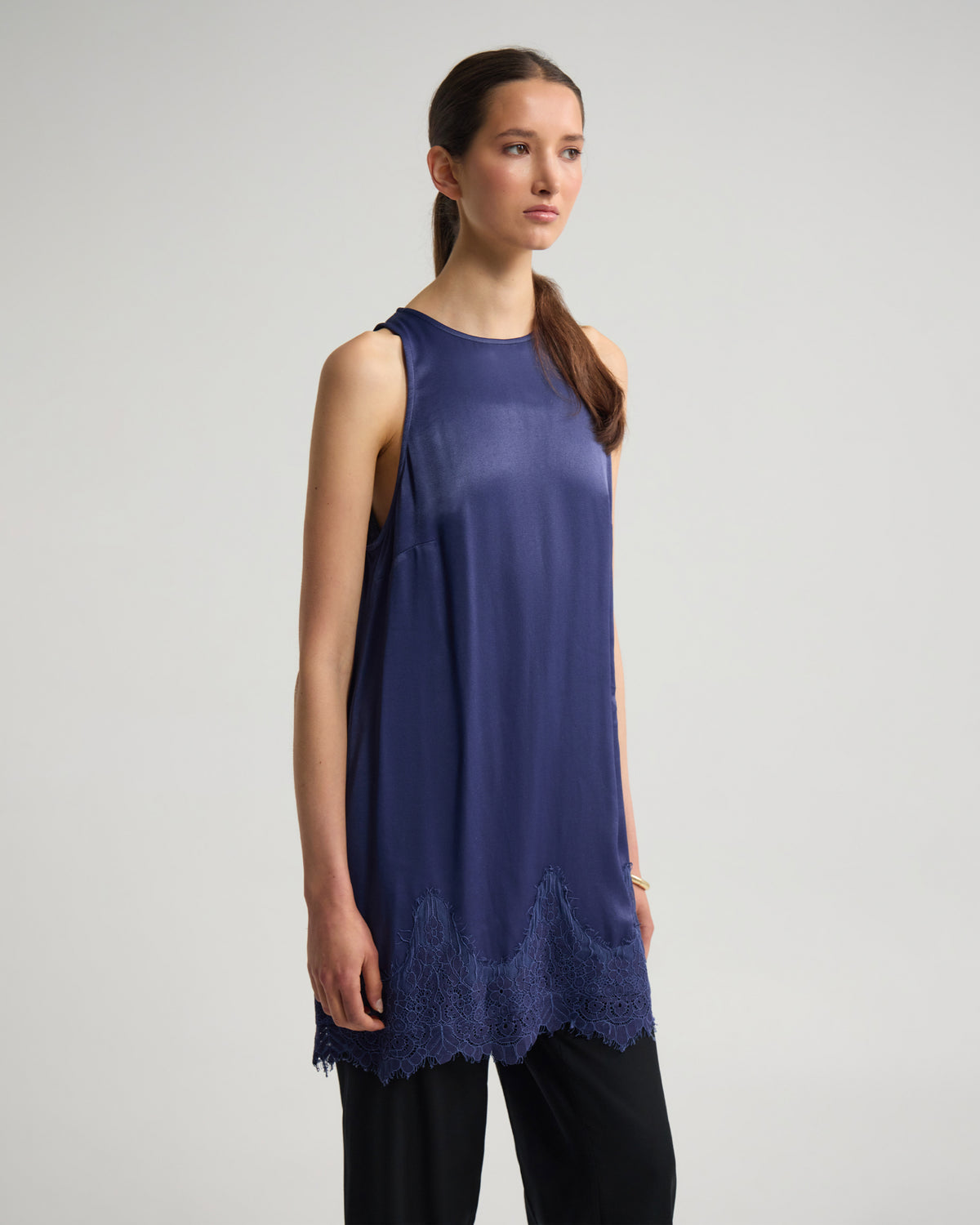 Amber Satin And Lace Dress WOMENS PANTS