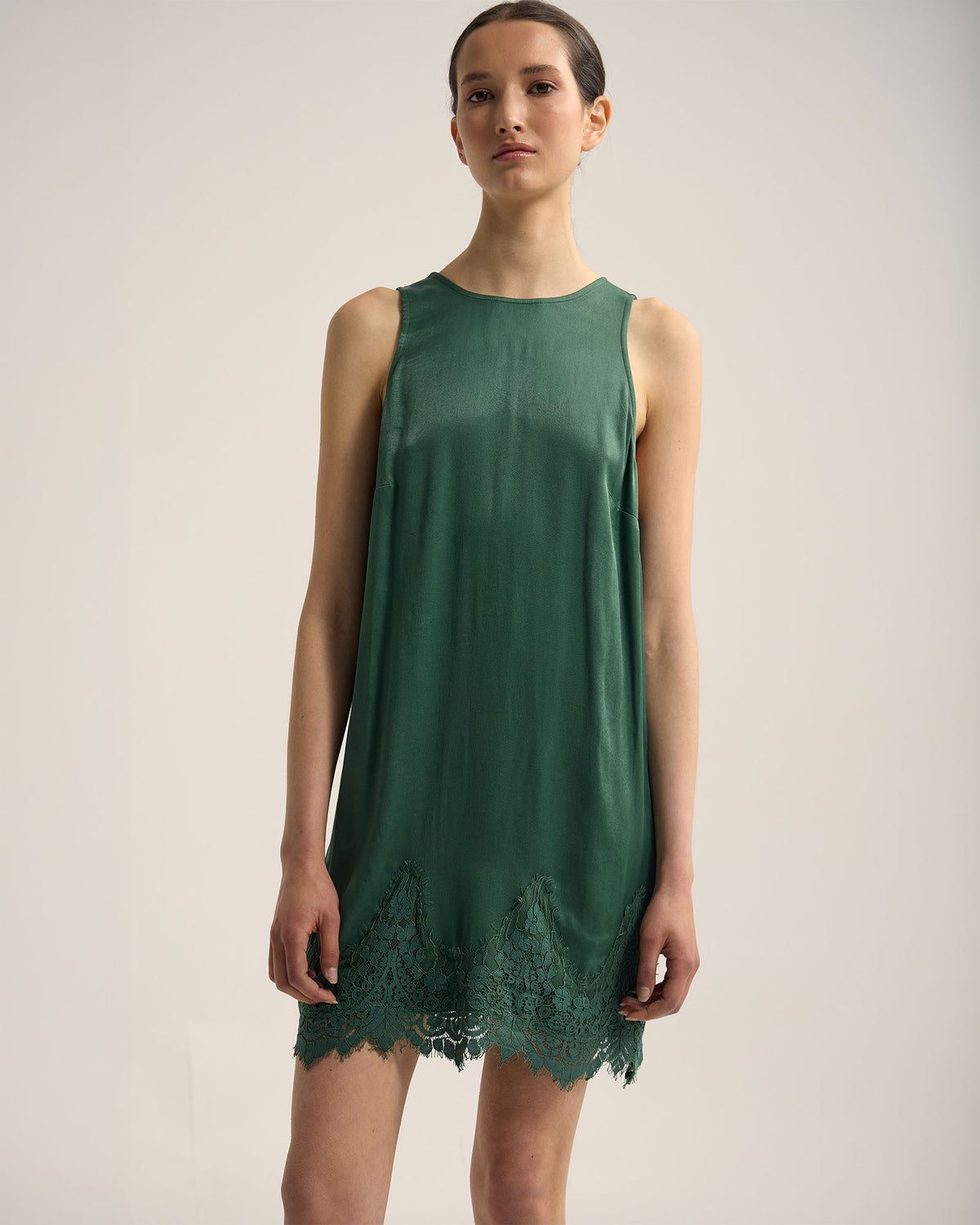 Amber Satin And Lace Dress WOMENS PANTS