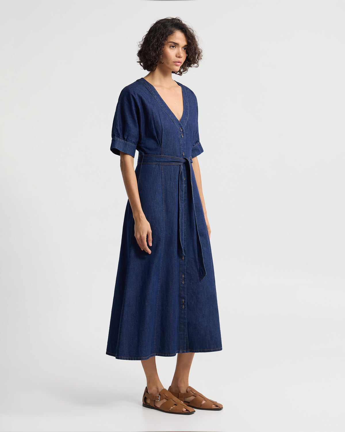 Lorna Denim Button Up Dress - Available ~ 1-2 weeks