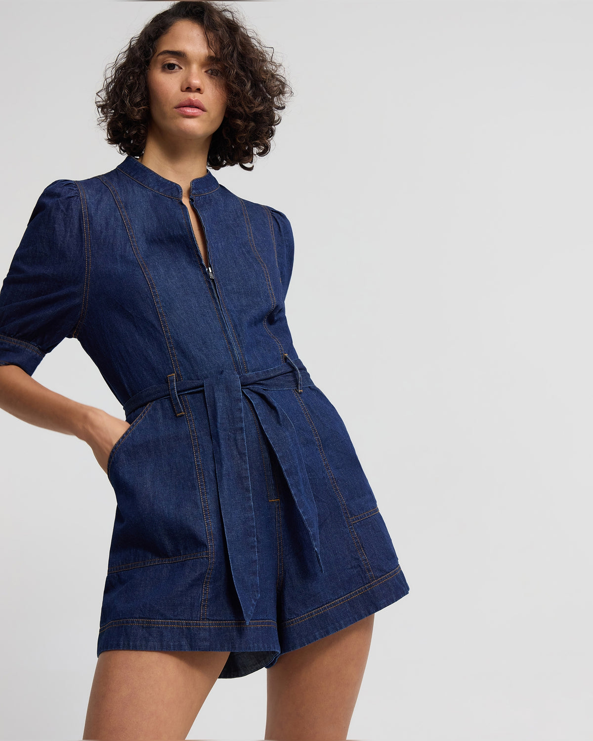 Nera Denim Playsuit WOMENS DRESSES