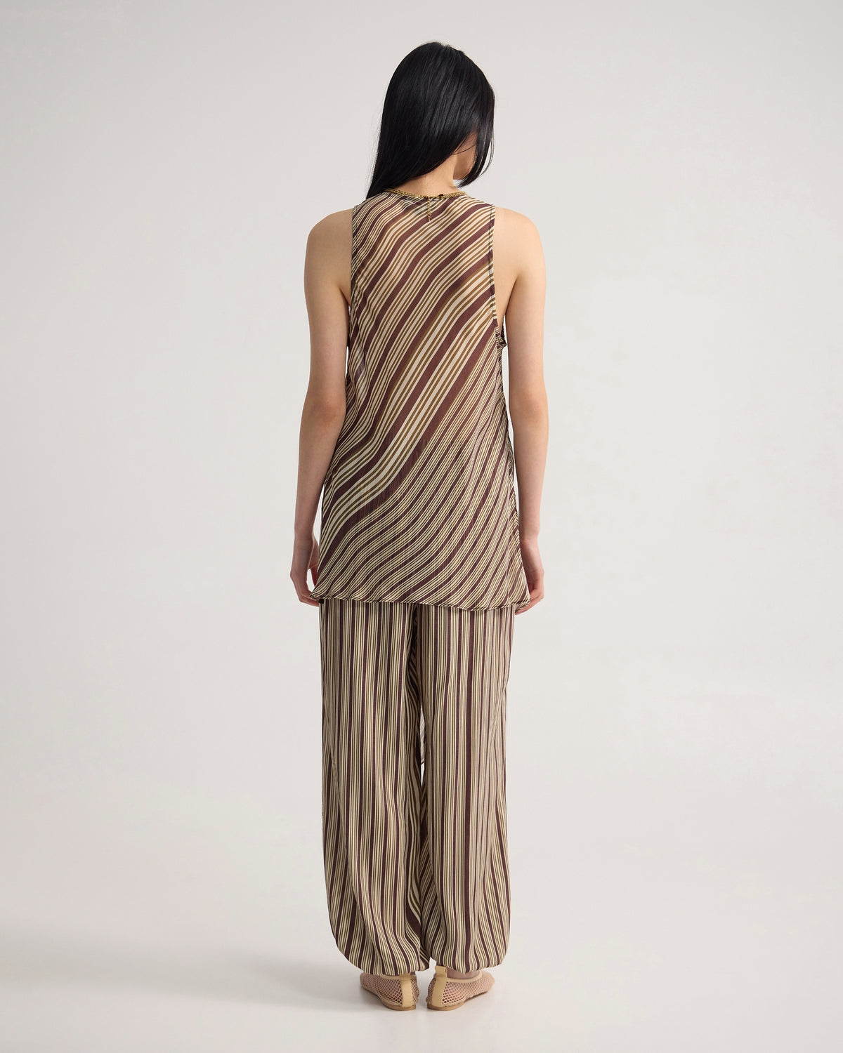 Jasmine Stripe Asymetric Top WOMENS TOPS