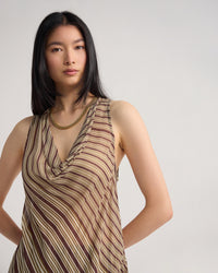 Jasmine Stripe Asymetric Top WOMENS TOPS