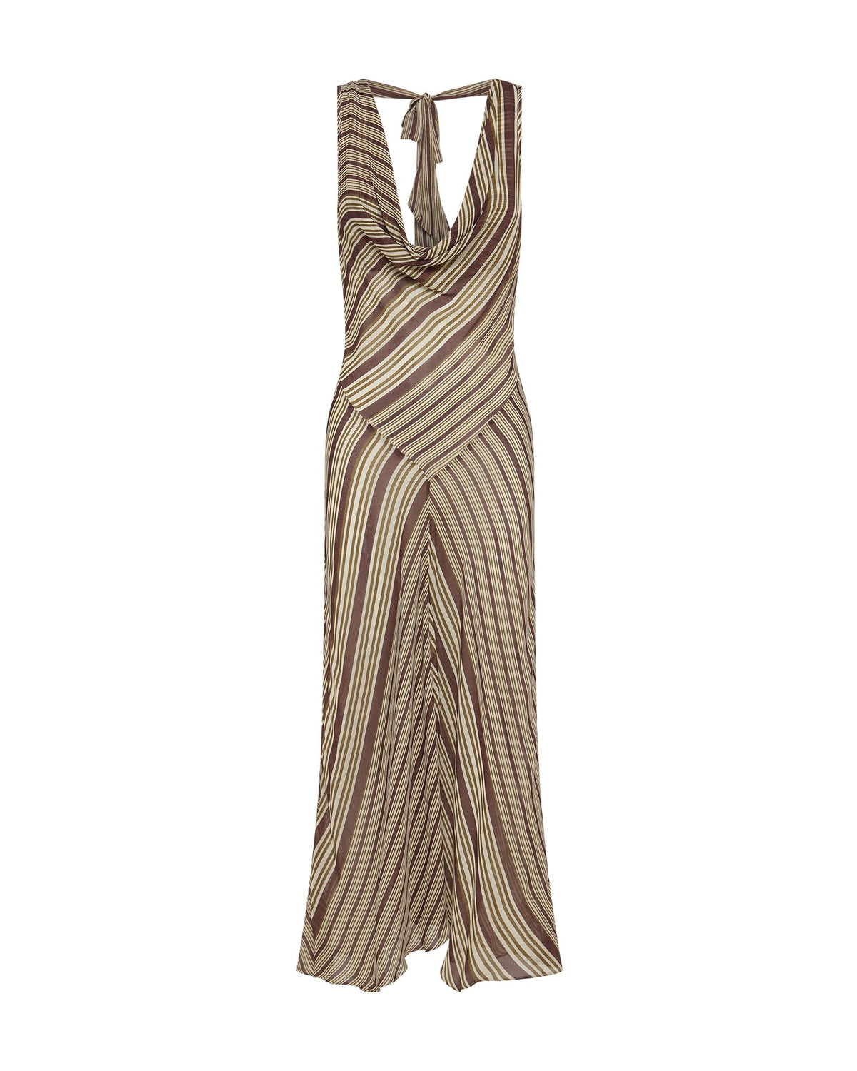 Julia Striped Georgette Dress WOMENS DRESSES