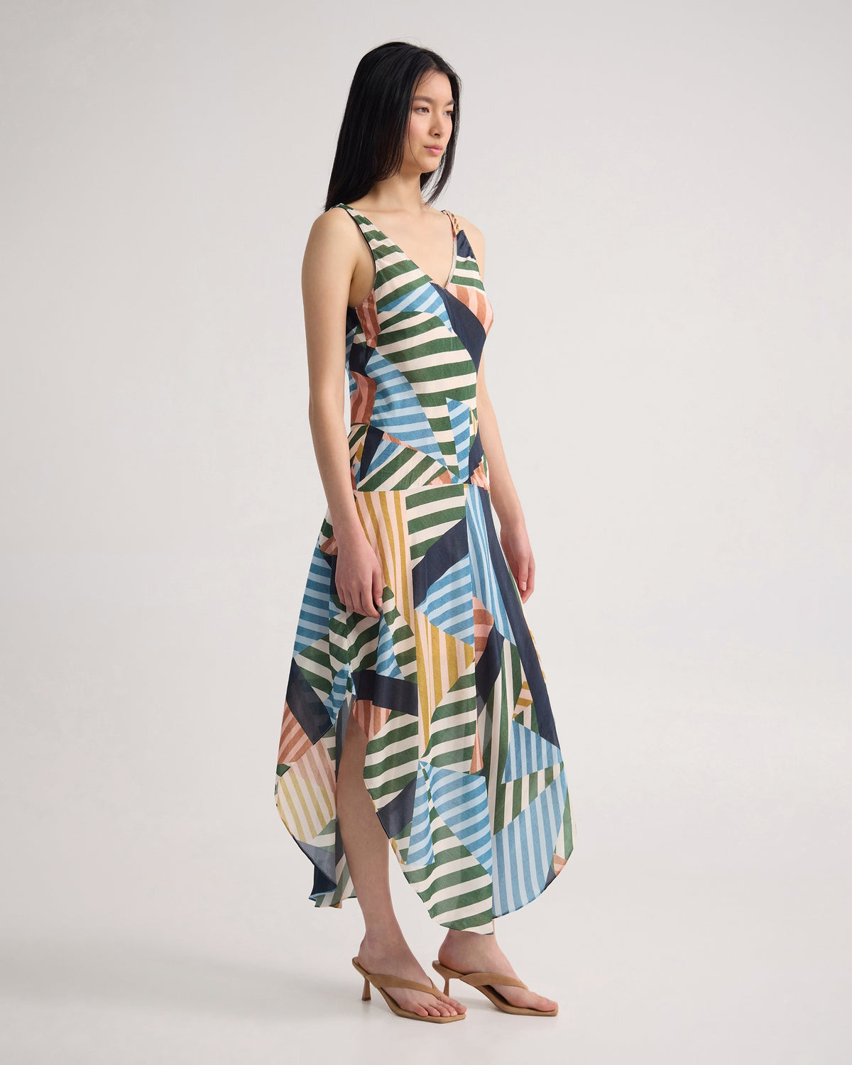 Daisy Drop Waist Printed Dress WOMENS DRESSES