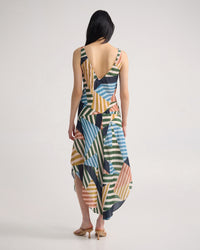 Daisy Drop Waist Printed Dress WOMENS DRESSES