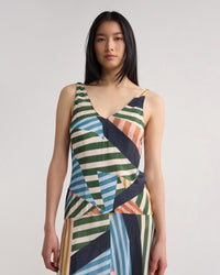 Daisy Drop Waist Printed Dress WOMENS DRESSES