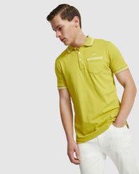 NICKSON JERSEY TIPPING POLO MENS KNITS