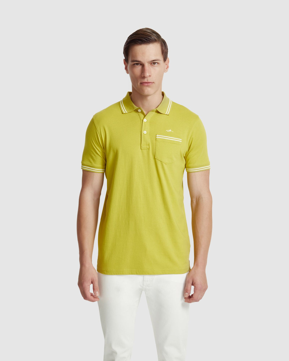 NICKSON JERSEY TIPPING POLO MENS KNITS