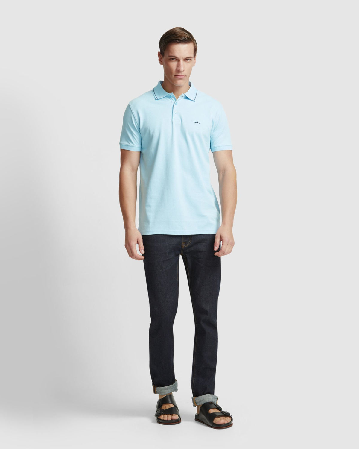 JAMIE PIQUE POLO MENS KNITS