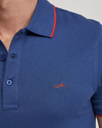 Henry Cotton Jersey Tipping Polo MENS KNITS